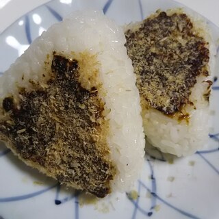 海苔の佃煮の焼おにぎり(^^)